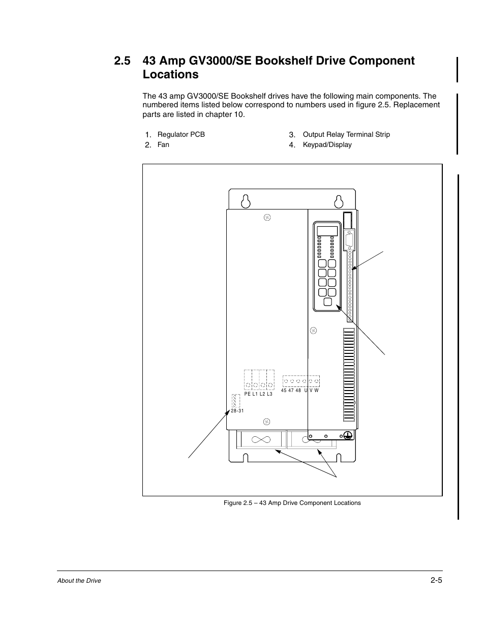 Rockwell Automation GV3000/SE AC Bookshelf Drive Hardware Ref, Installation, and Troubleshooting User Manual | Page 19 / 96