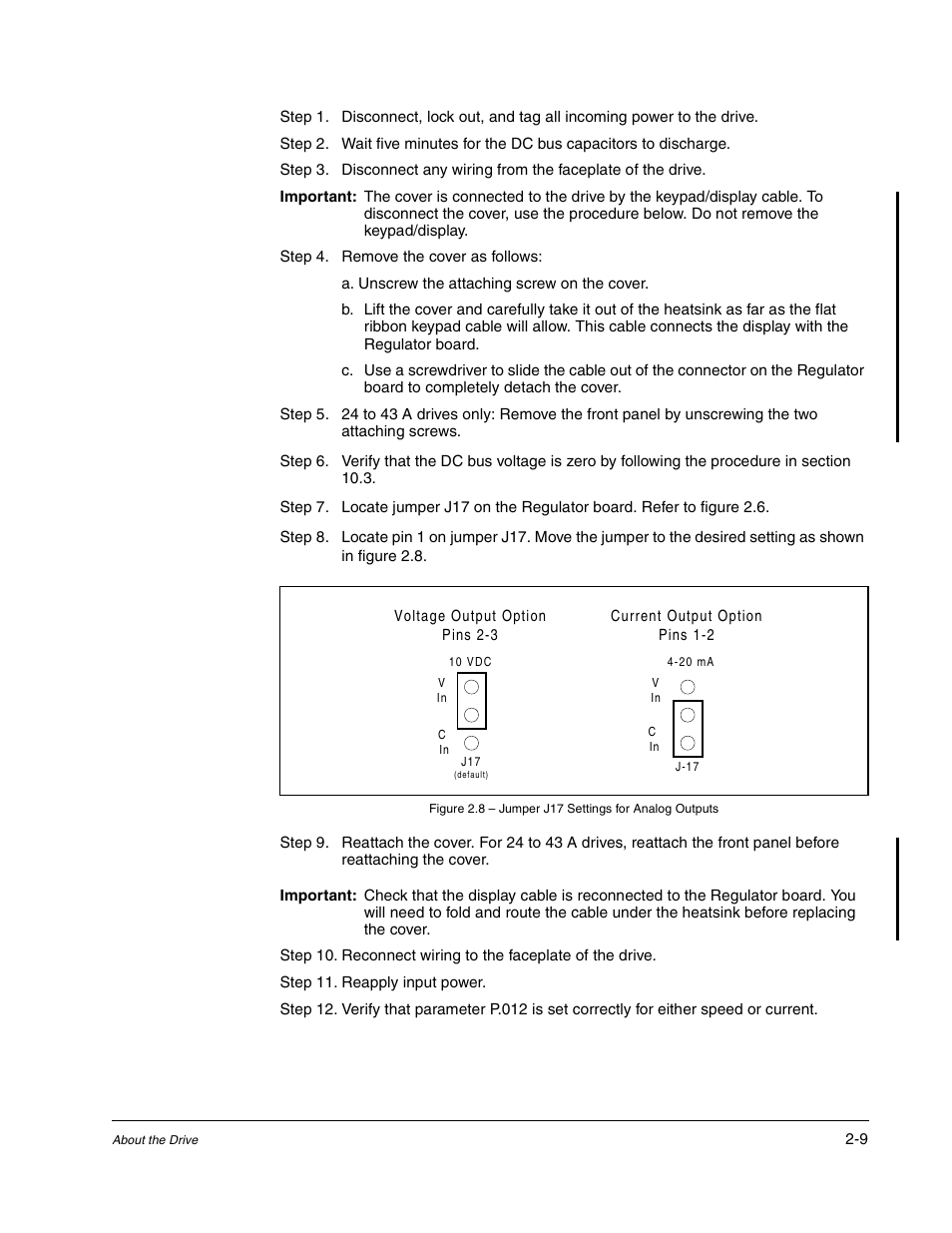 Rockwell Automation GV3000/SE AC Bookshelf Drive Hardware Ref, Installation, and Troubleshooting User Manual | Page 23 / 96