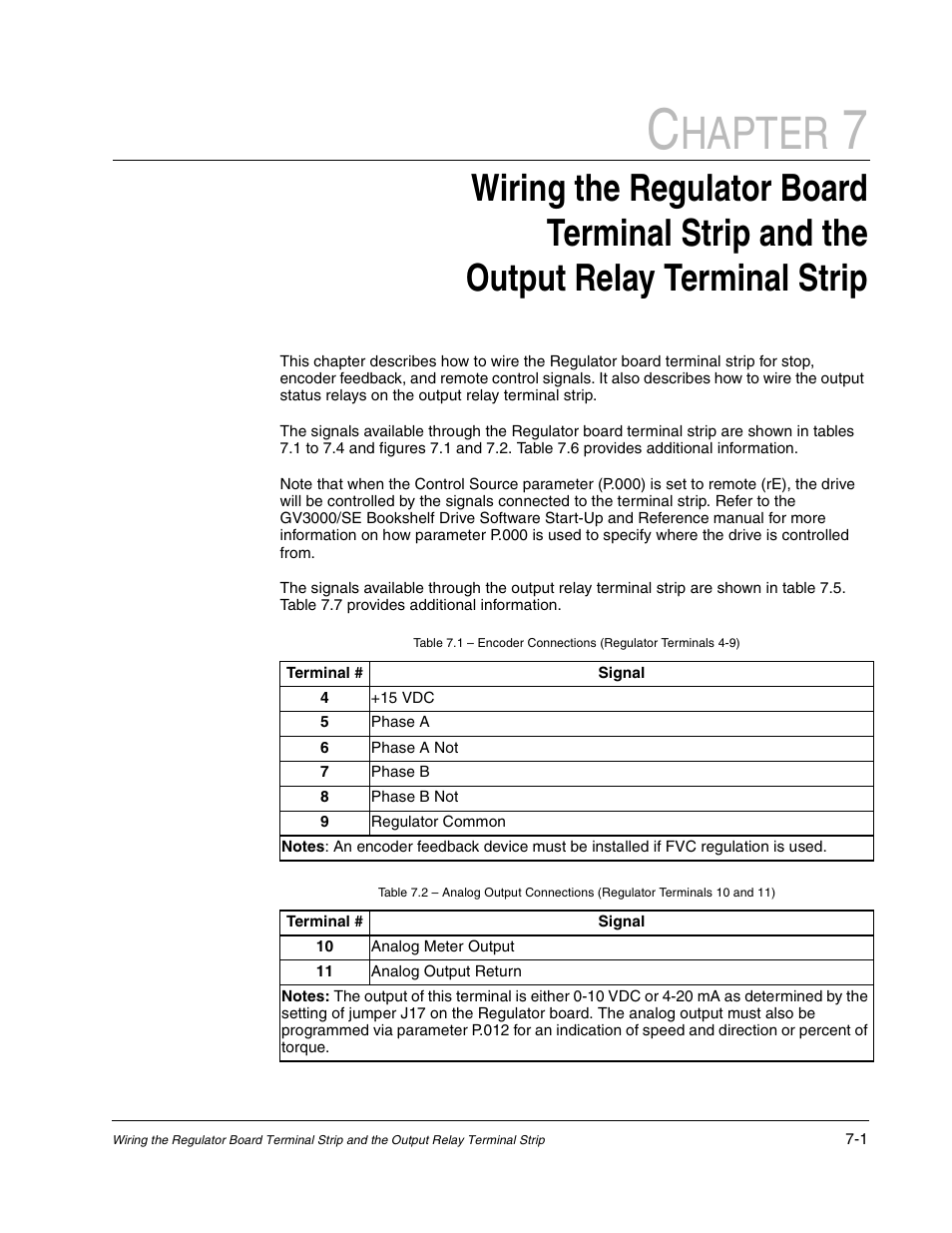 Hapter | Rockwell Automation GV3000/SE AC Bookshelf Drive Hardware Ref, Installation, and Troubleshooting User Manual | Page 51 / 96