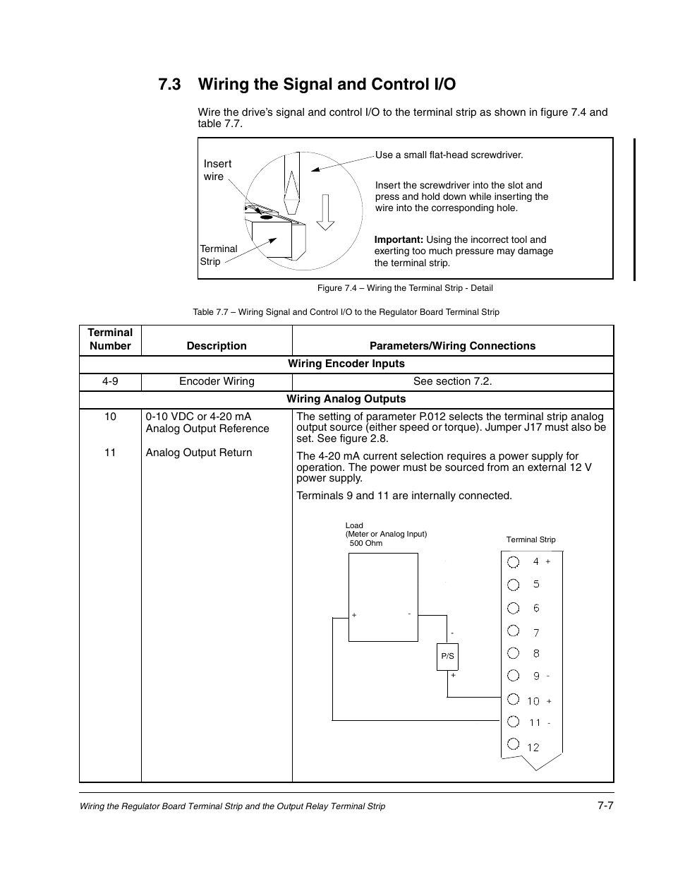 Wiring the signal and control i/o, 3 wiring the signal and control i/o | Rockwell Automation GV3000/SE AC Bookshelf Drive Hardware Ref, Installation, and Troubleshooting User Manual | Page 57 / 96