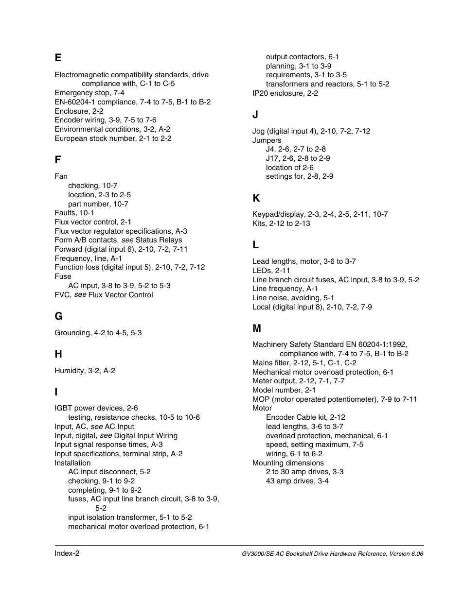 Rockwell Automation GV3000/SE AC Bookshelf Drive Hardware Ref, Installation, and Troubleshooting User Manual | Page 92 / 96