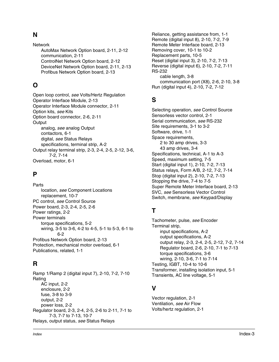 Rockwell Automation GV3000/SE AC Bookshelf Drive Hardware Ref, Installation, and Troubleshooting User Manual | Page 93 / 96