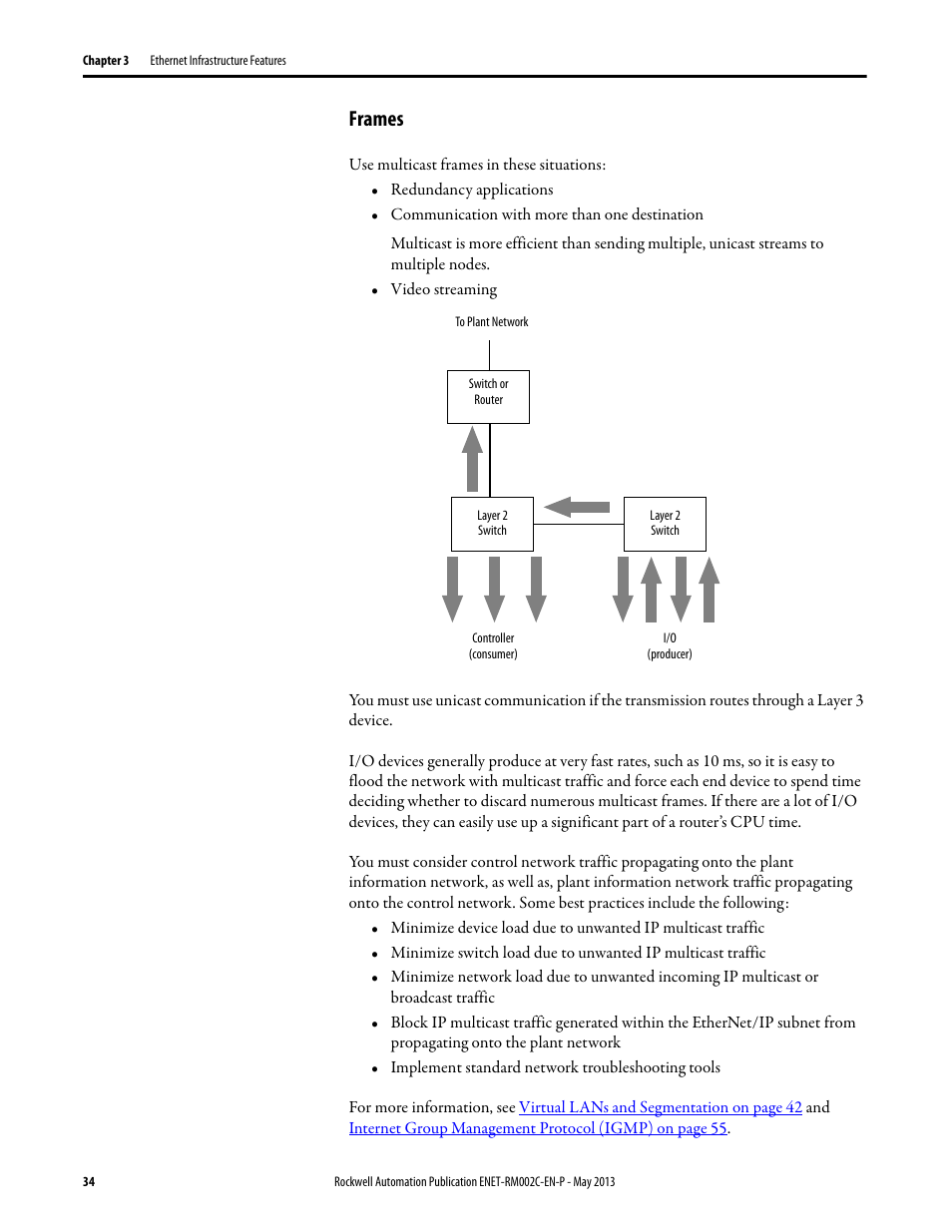 Frames | Rockwell Automation Ethernet Design Considerations Reference Manual User Manual | Page 34 / 106