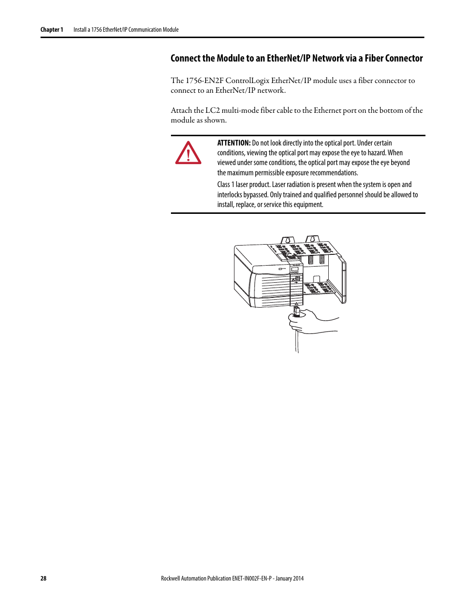 Rockwell Automation 1756-Enxxx_Ewxxx EtherNet/IP Modules Installation Instructions User Manual | Page 28 / 104