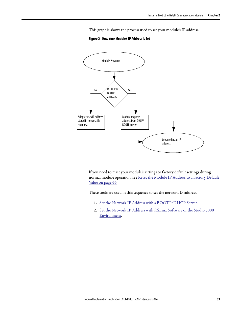 Rockwell Automation 1756-Enxxx_Ewxxx EtherNet/IP Modules Installation Instructions User Manual | Page 39 / 104