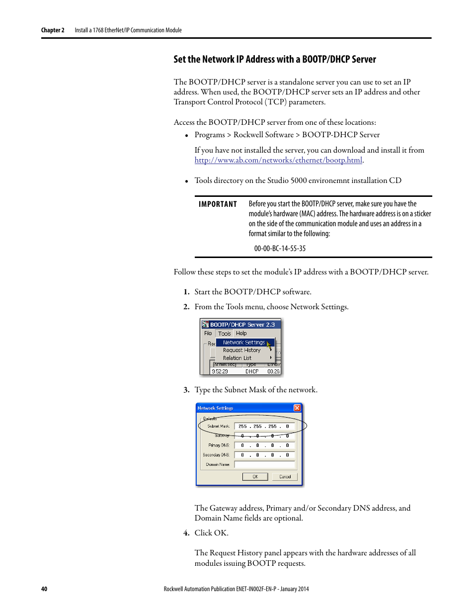 Rockwell Automation 1756-Enxxx_Ewxxx EtherNet/IP Modules Installation Instructions User Manual | Page 40 / 104
