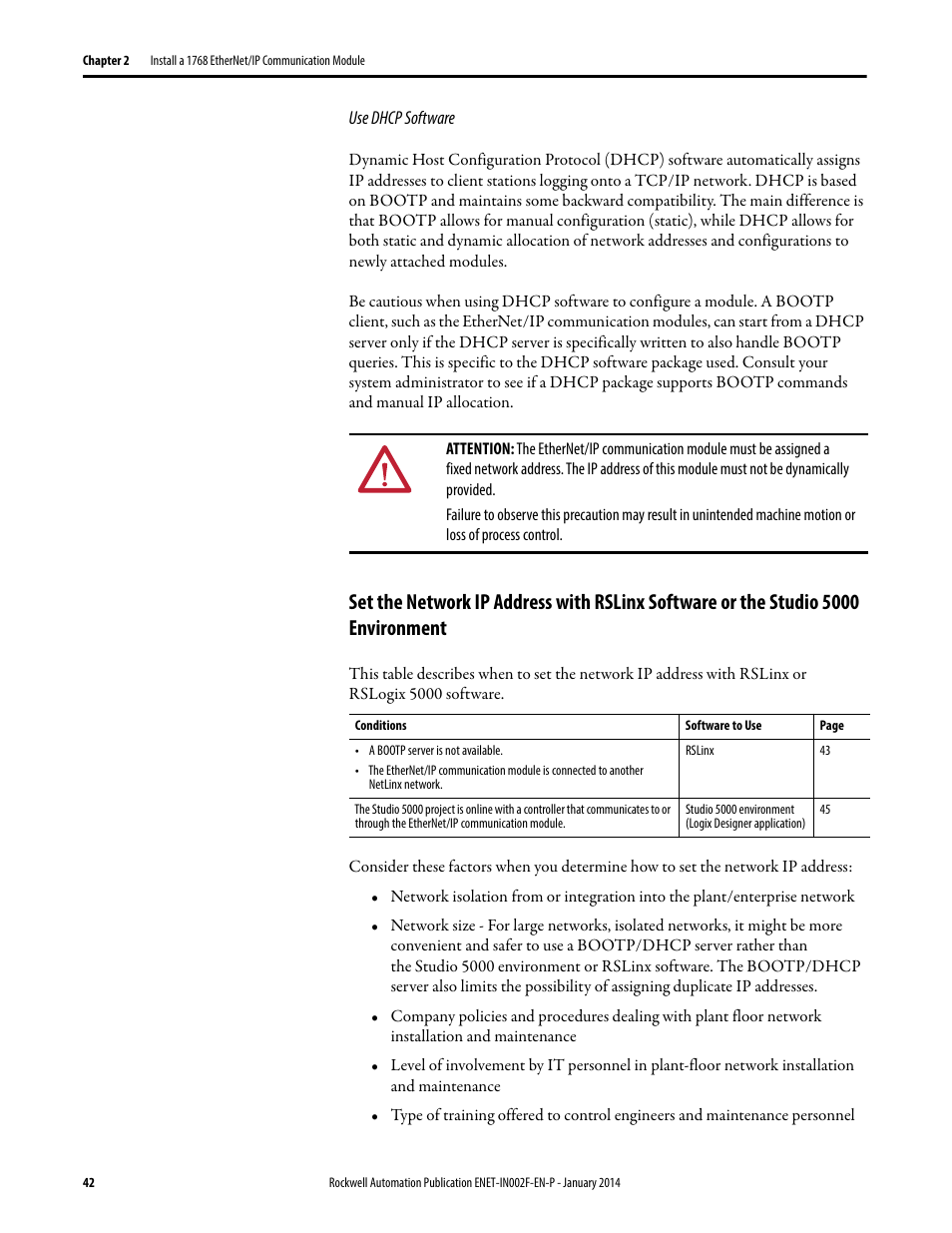 Rockwell Automation 1756-Enxxx_Ewxxx EtherNet/IP Modules Installation Instructions User Manual | Page 42 / 104