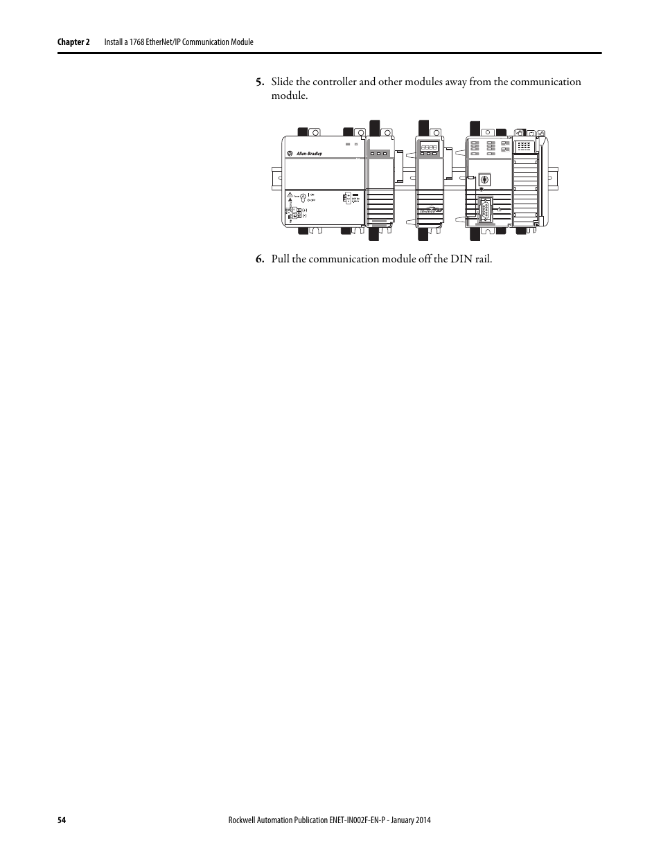 Rockwell Automation 1756-Enxxx_Ewxxx EtherNet/IP Modules Installation Instructions User Manual | Page 54 / 104