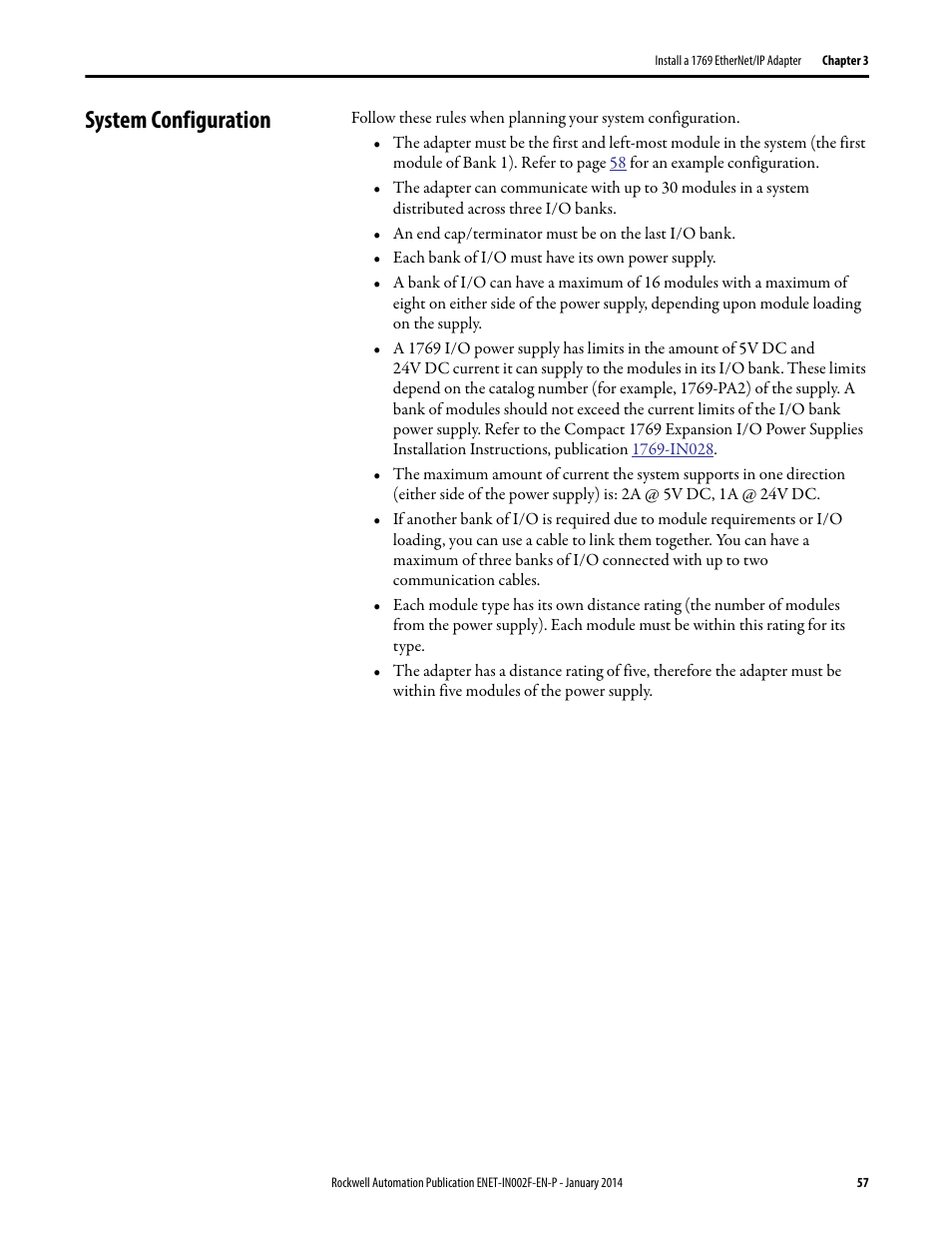 System configuration | Rockwell Automation 1756-Enxxx_Ewxxx EtherNet/IP Modules Installation Instructions User Manual | Page 57 / 104