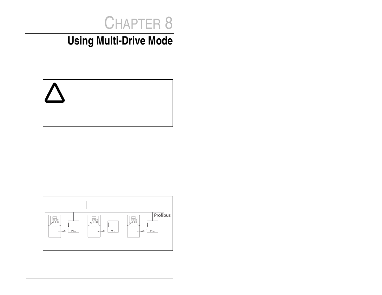 Hapter, Using multi-drive mode | Rockwell Automation MD65 Profibus Communication Card User Manual | Page 61 / 108