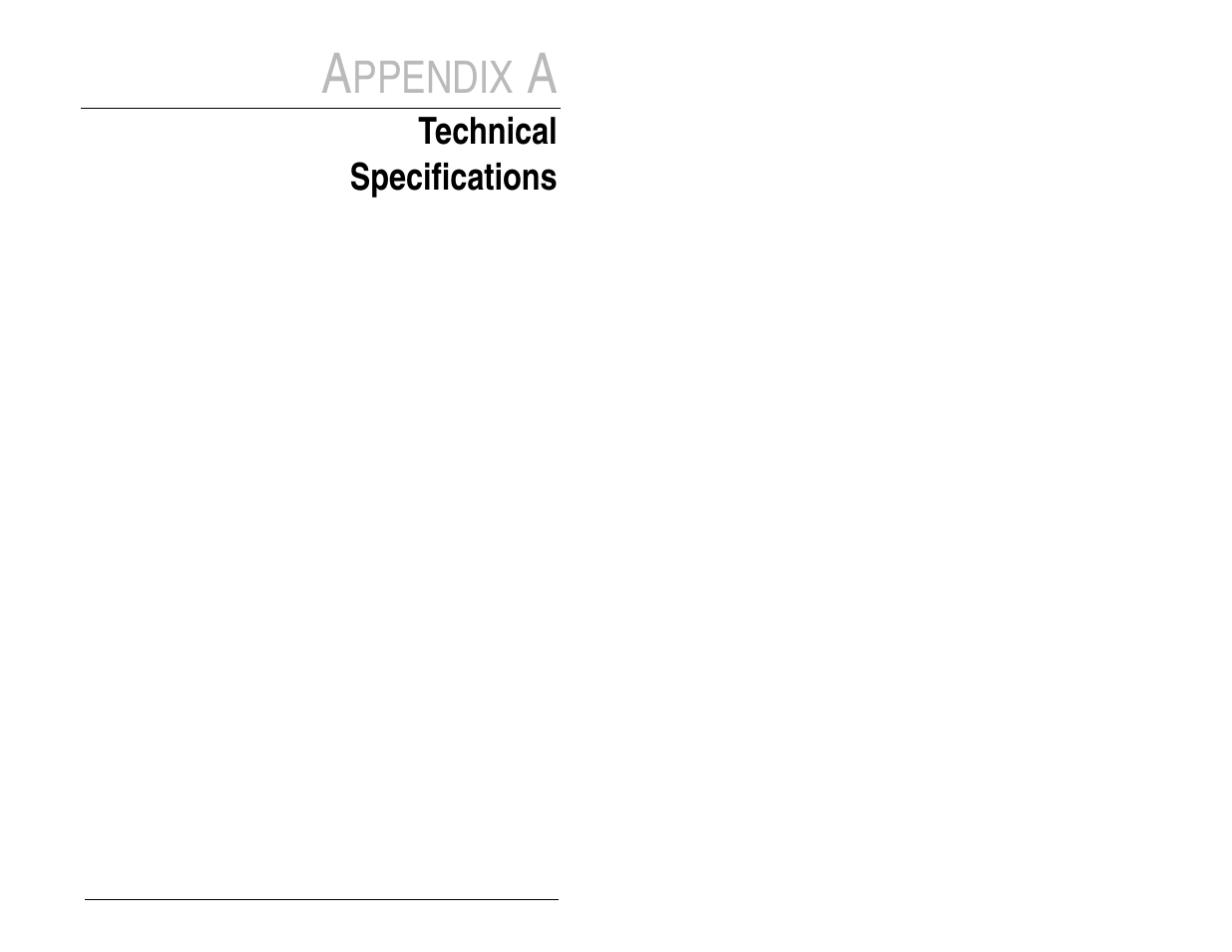 Ppendix, Technical specifications | Rockwell Automation MD65 Profibus Communication Card User Manual | Page 77 / 108