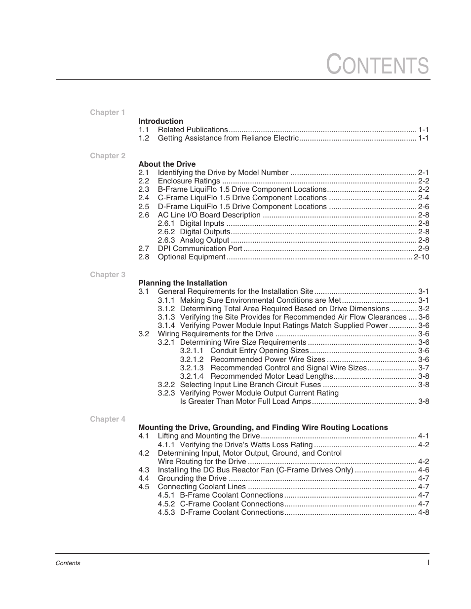 Rockwell Automation Liqui-Flo 1.5 AC Power Modules V1.2 User Manual | Page 3 / 74
