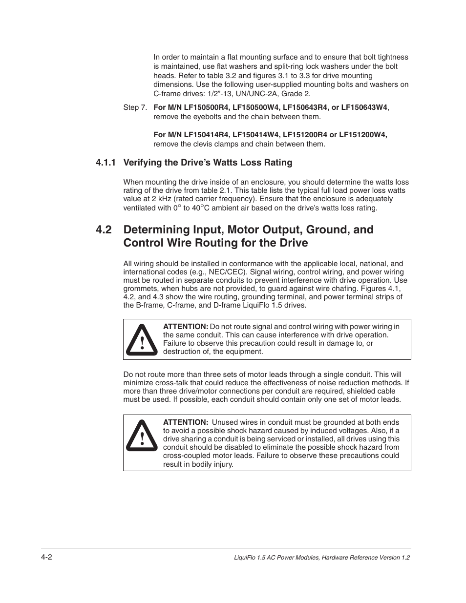 Rockwell Automation Liqui-Flo 1.5 AC Power Modules V1.2 User Manual | Page 30 / 74
