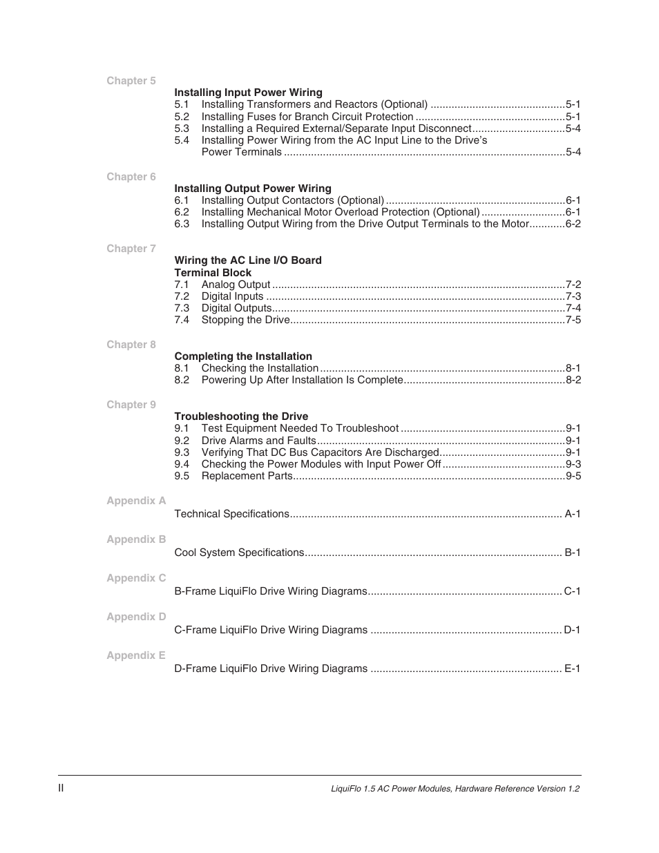 Rockwell Automation Liqui-Flo 1.5 AC Power Modules V1.2 User Manual | Page 4 / 74