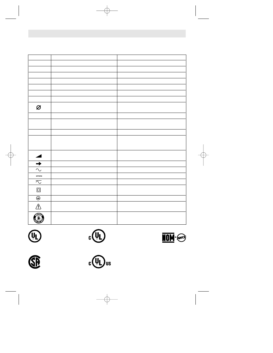 Símbolos | Bosch 1657 User Manual | Page 30 / 40
