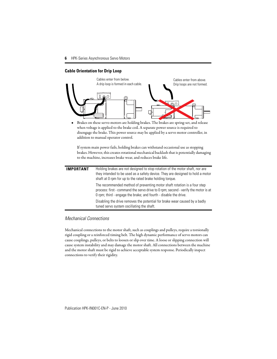 Rockwell Automation HPK-Series Asynchronous Servo Motor User Manual | Page 6 / 36