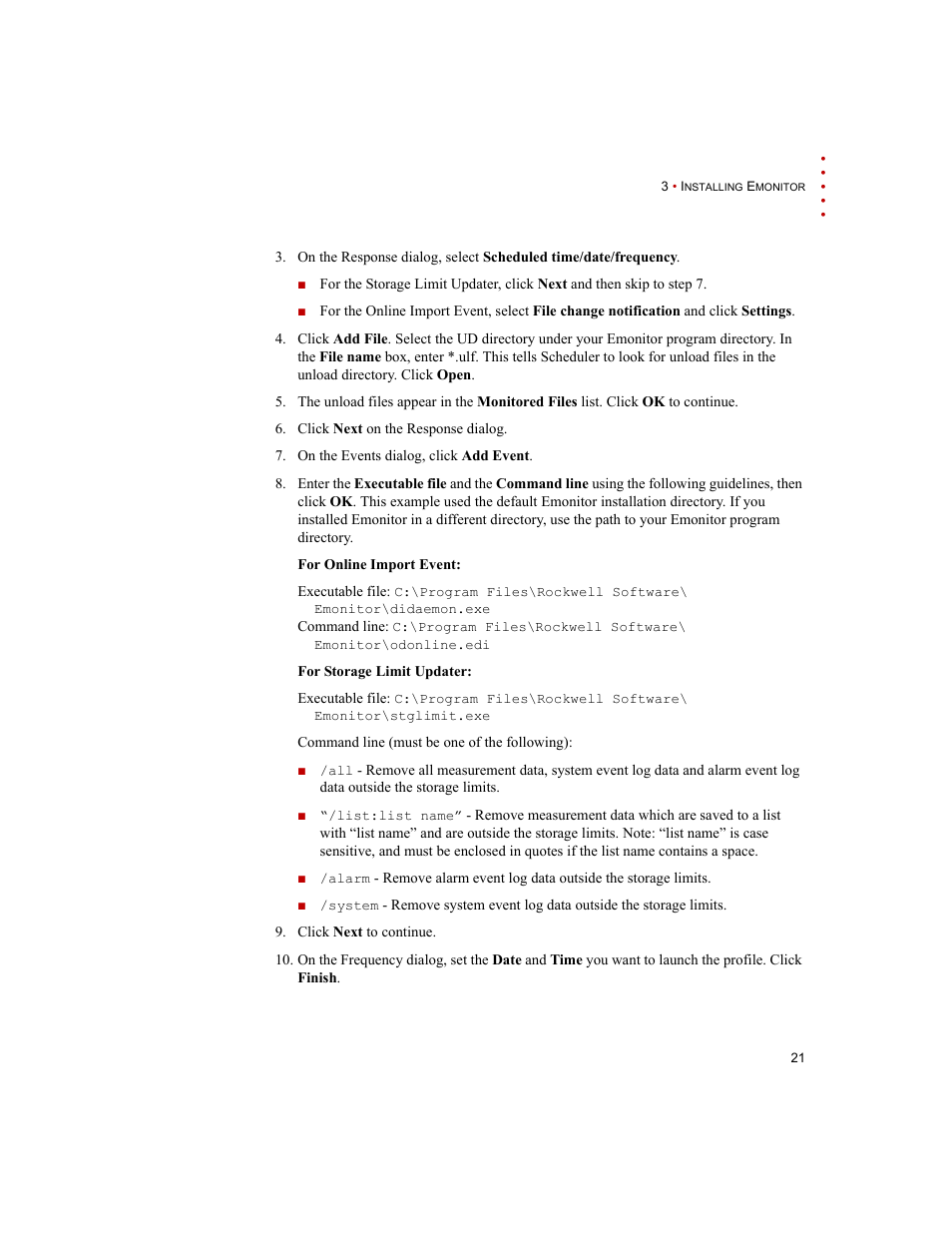 Rockwell Automation Emonitor with an Oracle Multi-User Database User Manual | Page 25 / 42