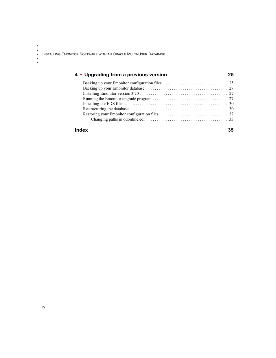 Rockwell Automation Emonitor with an Oracle Multi-User Database User Manual | Page 4 / 42
