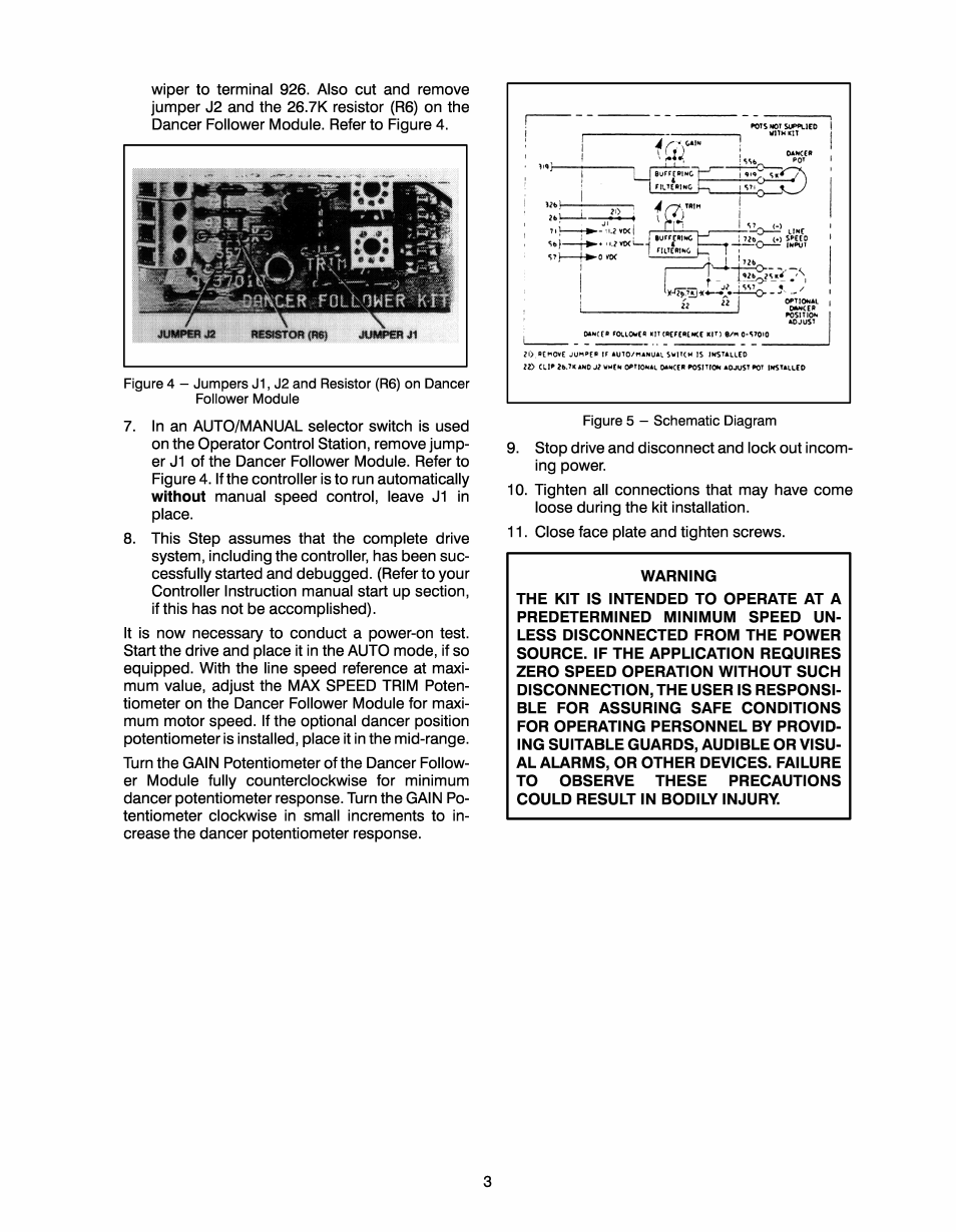 Rockwell Automation FlexPak Plus/MinPak Plus Dancer Follower Kit 14C230 User Manual | Page 3 / 4