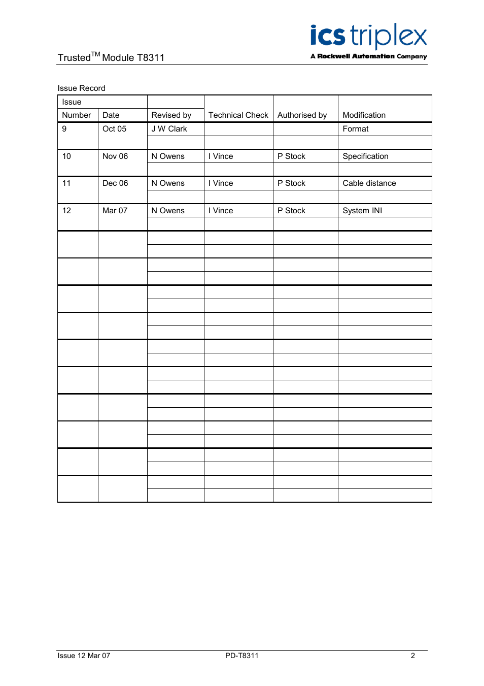 Trusted, Module t8311 | Rockwell Automation T8311 Trusted Expander Interface User Manual | Page 2 / 28