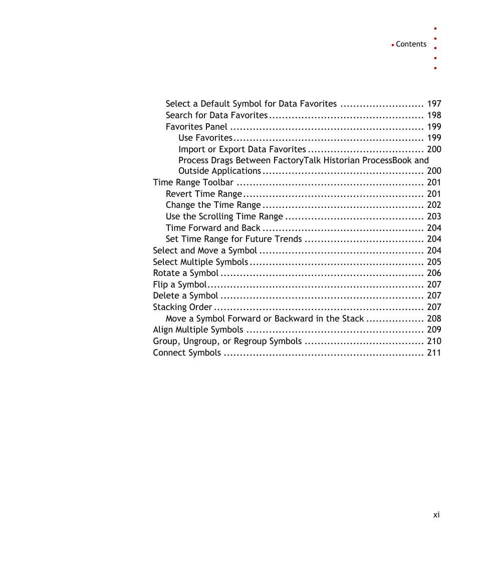 Rockwell Automation FactoryTalk Historian SE ProcessBook 3.2 User Guide User Manual | Page 11 / 378