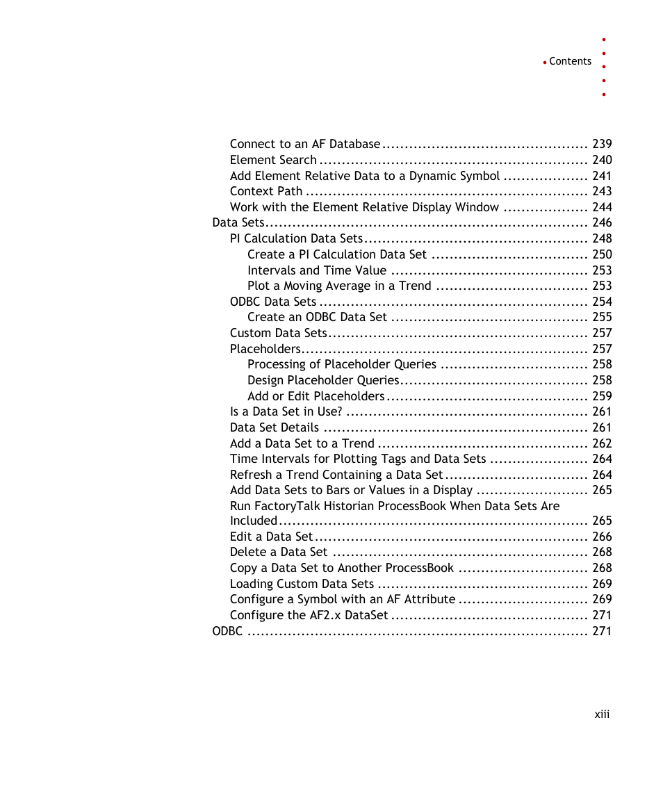 Rockwell Automation FactoryTalk Historian SE ProcessBook 3.2 User Guide User Manual | Page 13 / 378