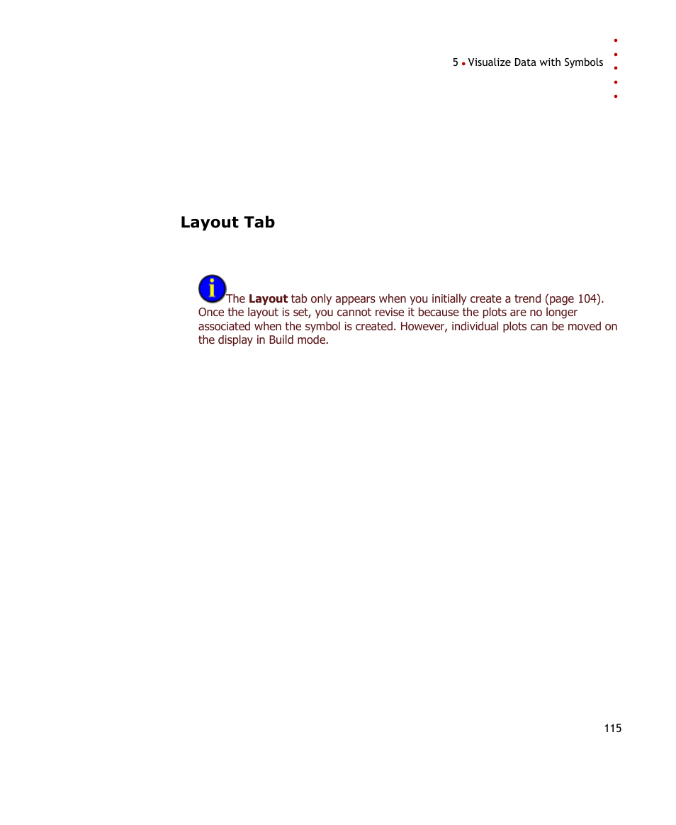 Layout tab, E 115) | Rockwell Automation FactoryTalk Historian SE ProcessBook 3.2 User Guide User Manual | Page 133 / 378
