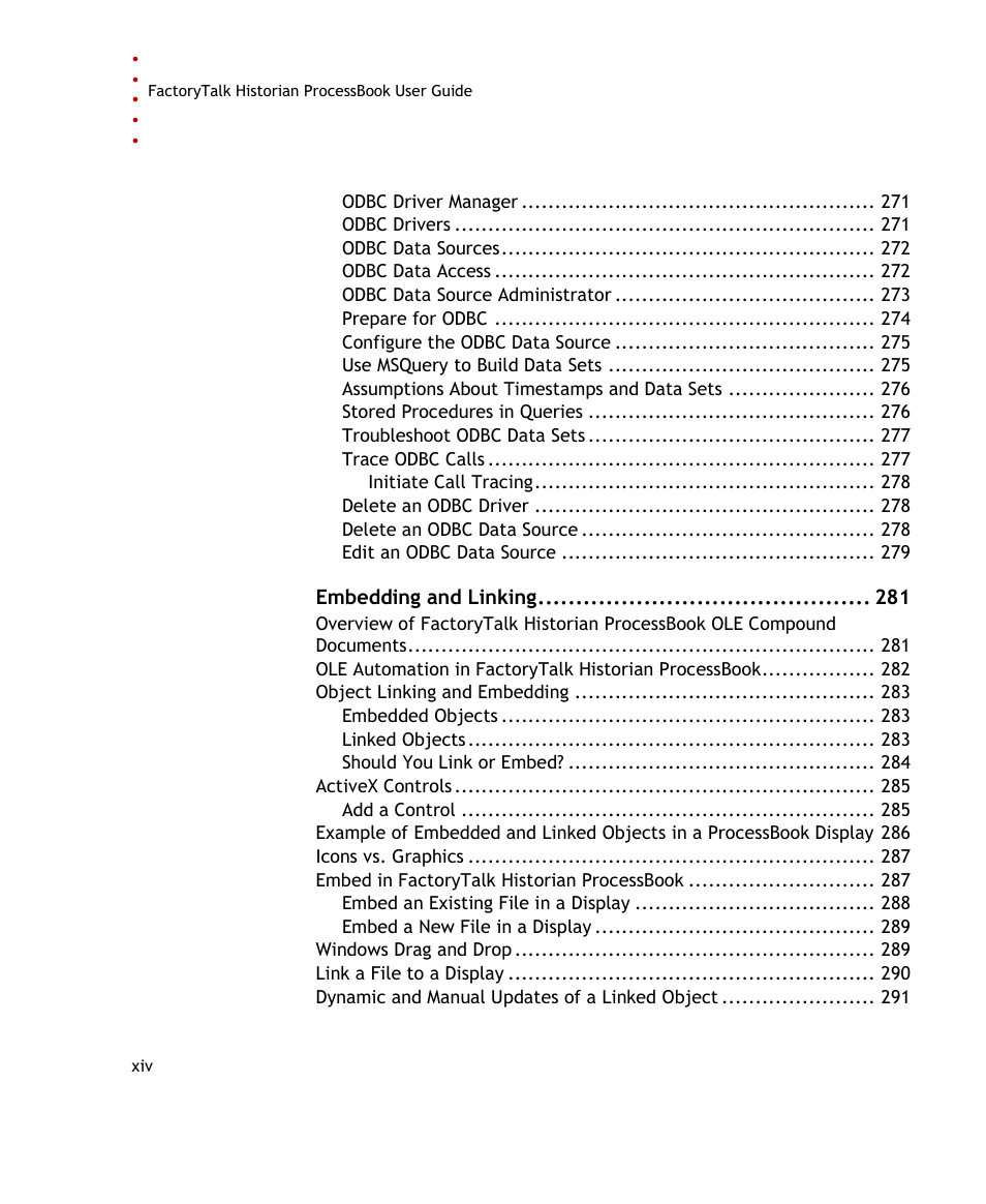 Rockwell Automation FactoryTalk Historian SE ProcessBook 3.2 User Guide User Manual | Page 14 / 378