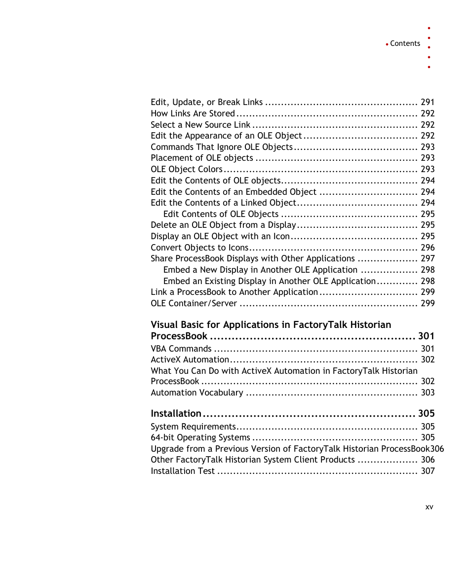Rockwell Automation FactoryTalk Historian SE ProcessBook 3.2 User Guide User Manual | Page 15 / 378