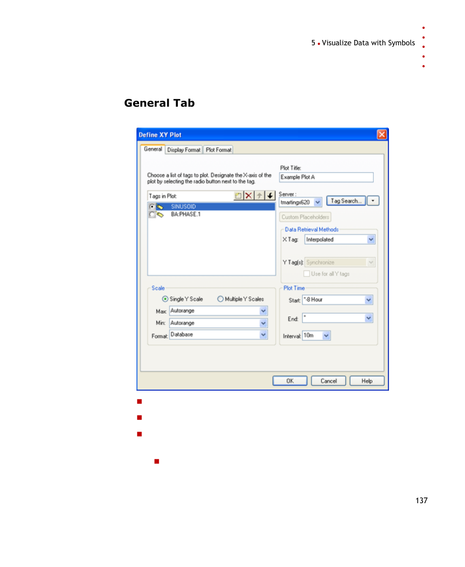 General tab | Rockwell Automation FactoryTalk Historian SE ProcessBook 3.2 User Guide User Manual | Page 155 / 378