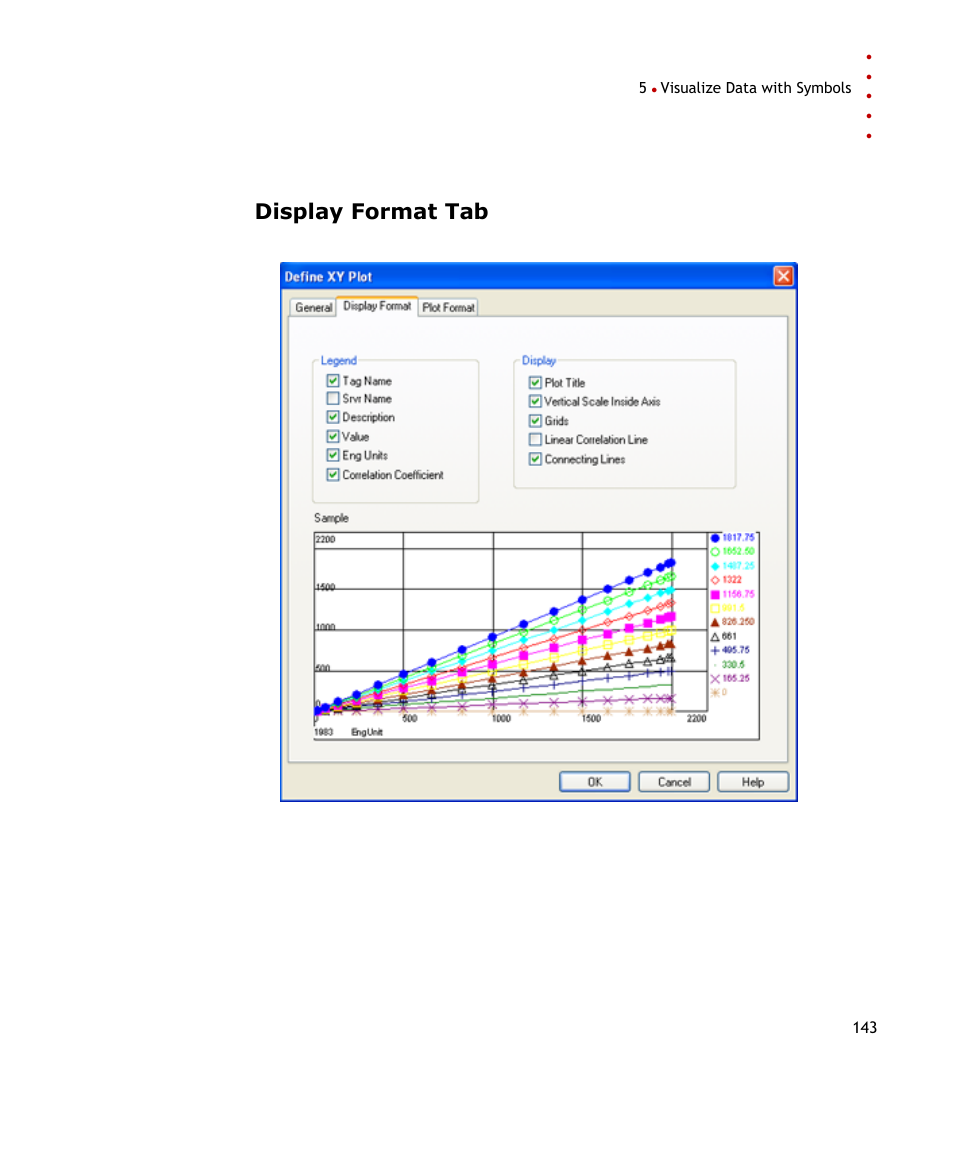 Display format tab, Review the following for additional information | Rockwell Automation FactoryTalk Historian SE ProcessBook 3.2 User Guide User Manual | Page 161 / 378