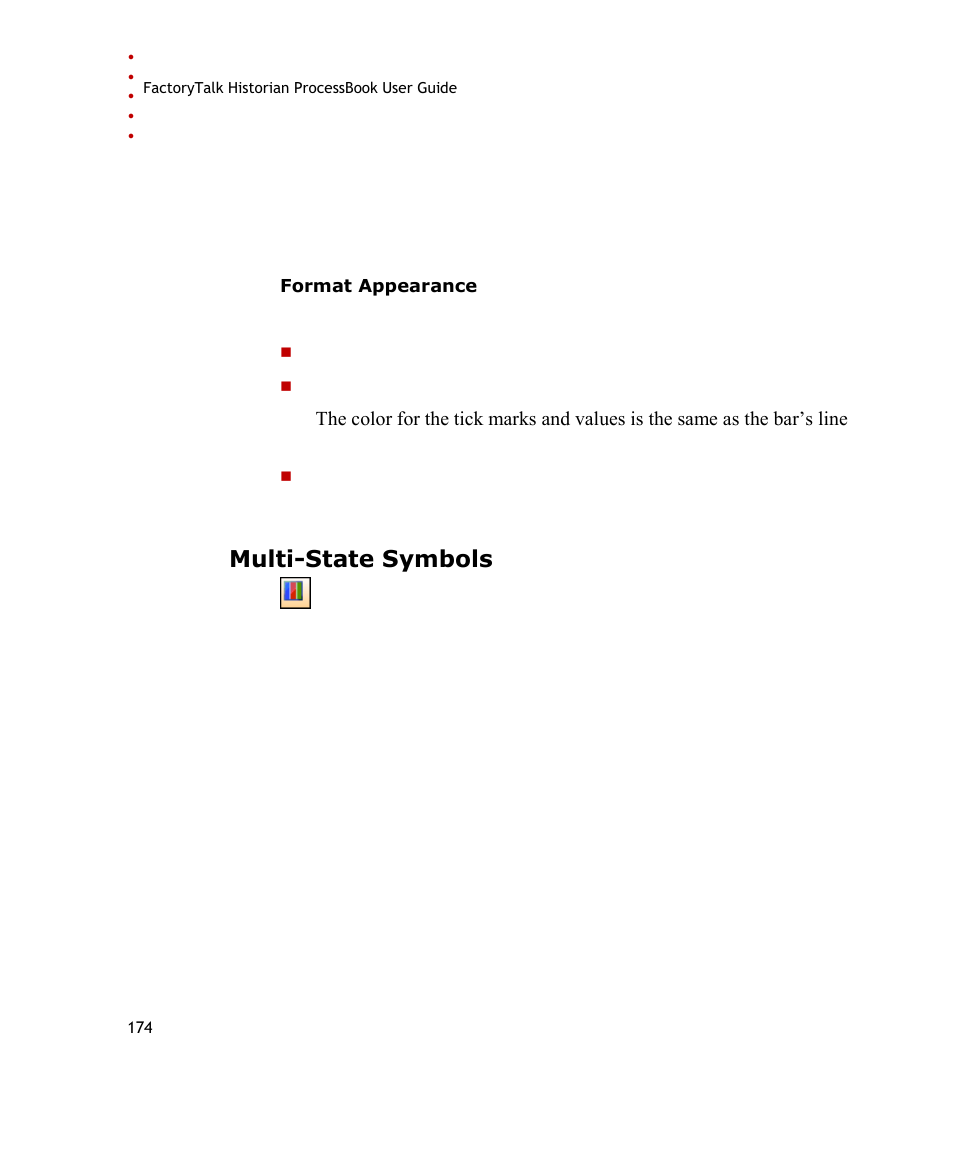 Multi-state symbols | Rockwell Automation FactoryTalk Historian SE ProcessBook 3.2 User Guide User Manual | Page 192 / 378