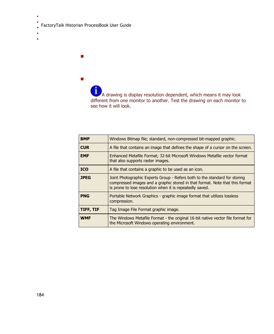Rockwell Automation FactoryTalk Historian SE ProcessBook 3.2 User Guide User Manual | Page 202 / 378