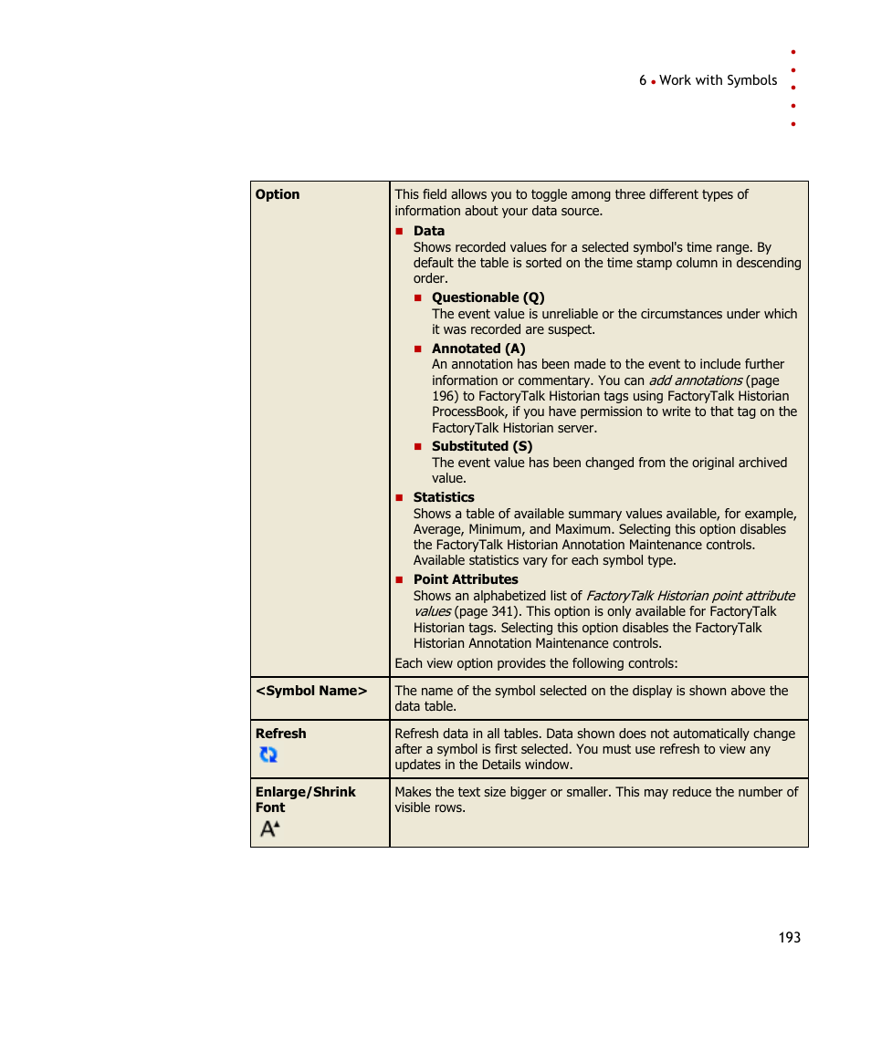 Rockwell Automation FactoryTalk Historian SE ProcessBook 3.2 User Guide User Manual | Page 211 / 378