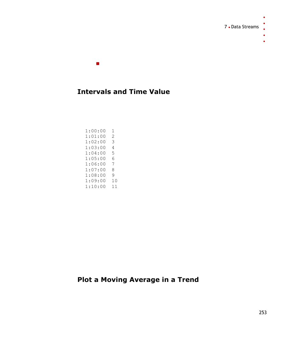 Intervals and time value, Plot a moving average in a trend | Rockwell Automation FactoryTalk Historian SE ProcessBook 3.2 User Guide User Manual | Page 271 / 378