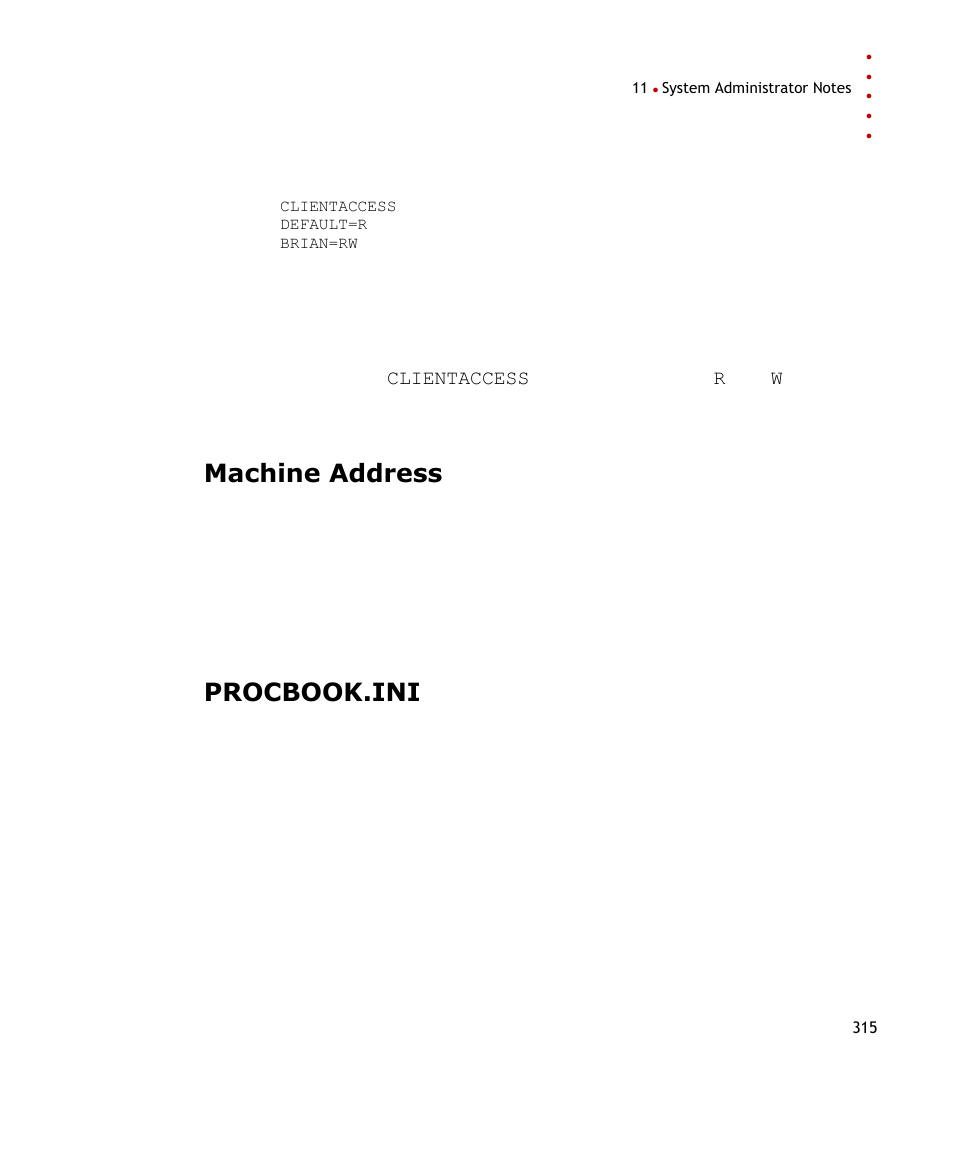 Machine address, Procbook.ini | Rockwell Automation FactoryTalk Historian SE ProcessBook 3.2 User Guide User Manual | Page 333 / 378