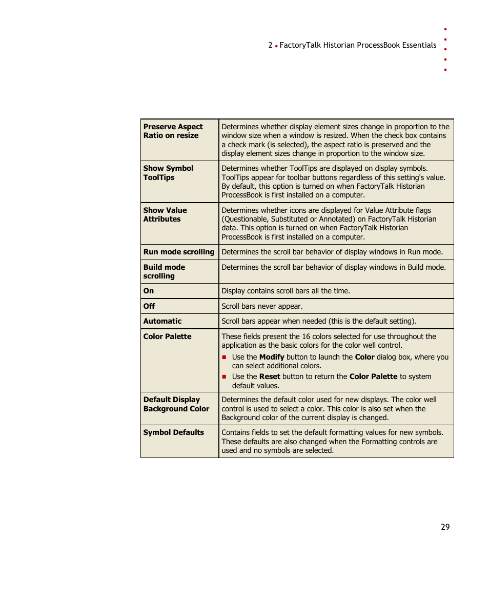 Review the following for additional information | Rockwell Automation FactoryTalk Historian SE ProcessBook 3.2 User Guide User Manual | Page 47 / 378