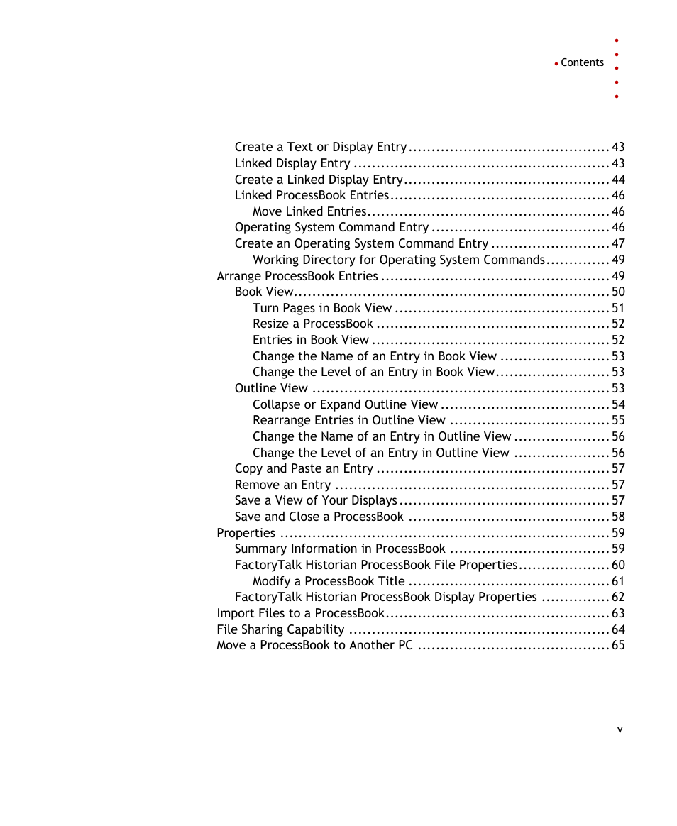 Rockwell Automation FactoryTalk Historian SE ProcessBook 3.2 User Guide User Manual | Page 5 / 378