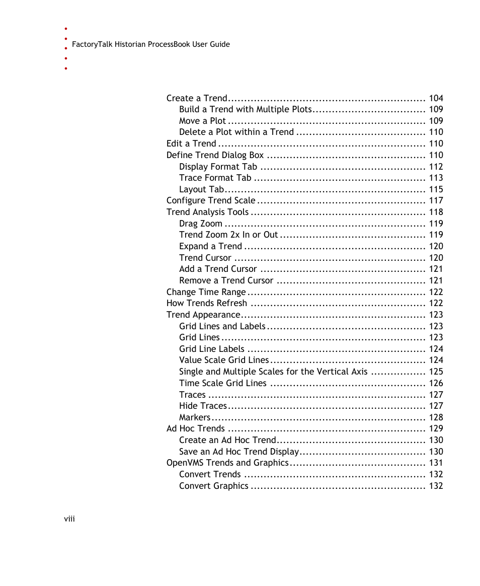 Rockwell Automation FactoryTalk Historian SE ProcessBook 3.2 User Guide User Manual | Page 8 / 378