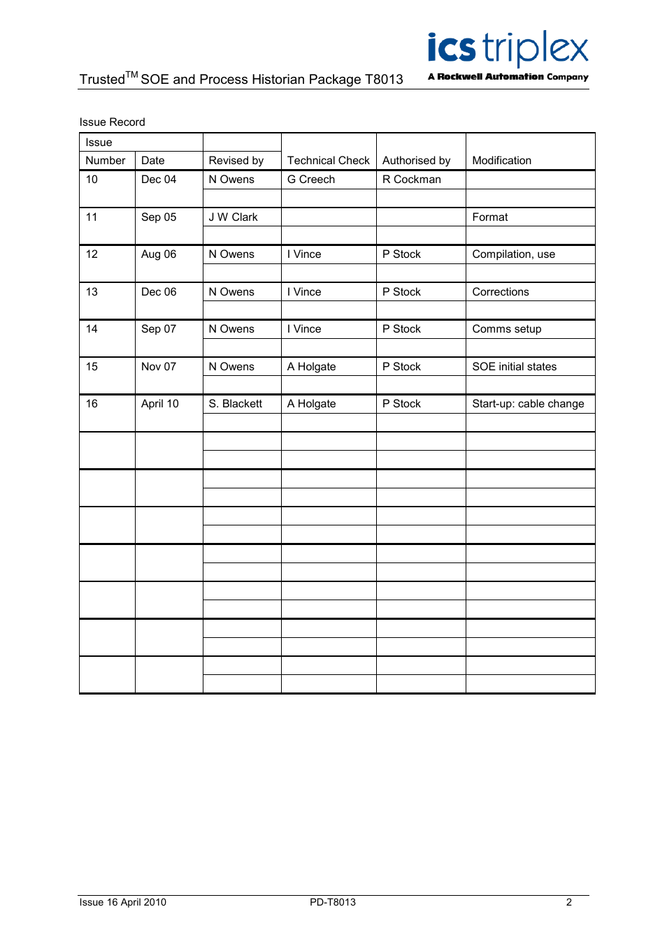 Trusted, Soe and process historian package t8013 | Rockwell Automation T8013 Trusted SOE and Process Historian Package User Manual | Page 2 / 28