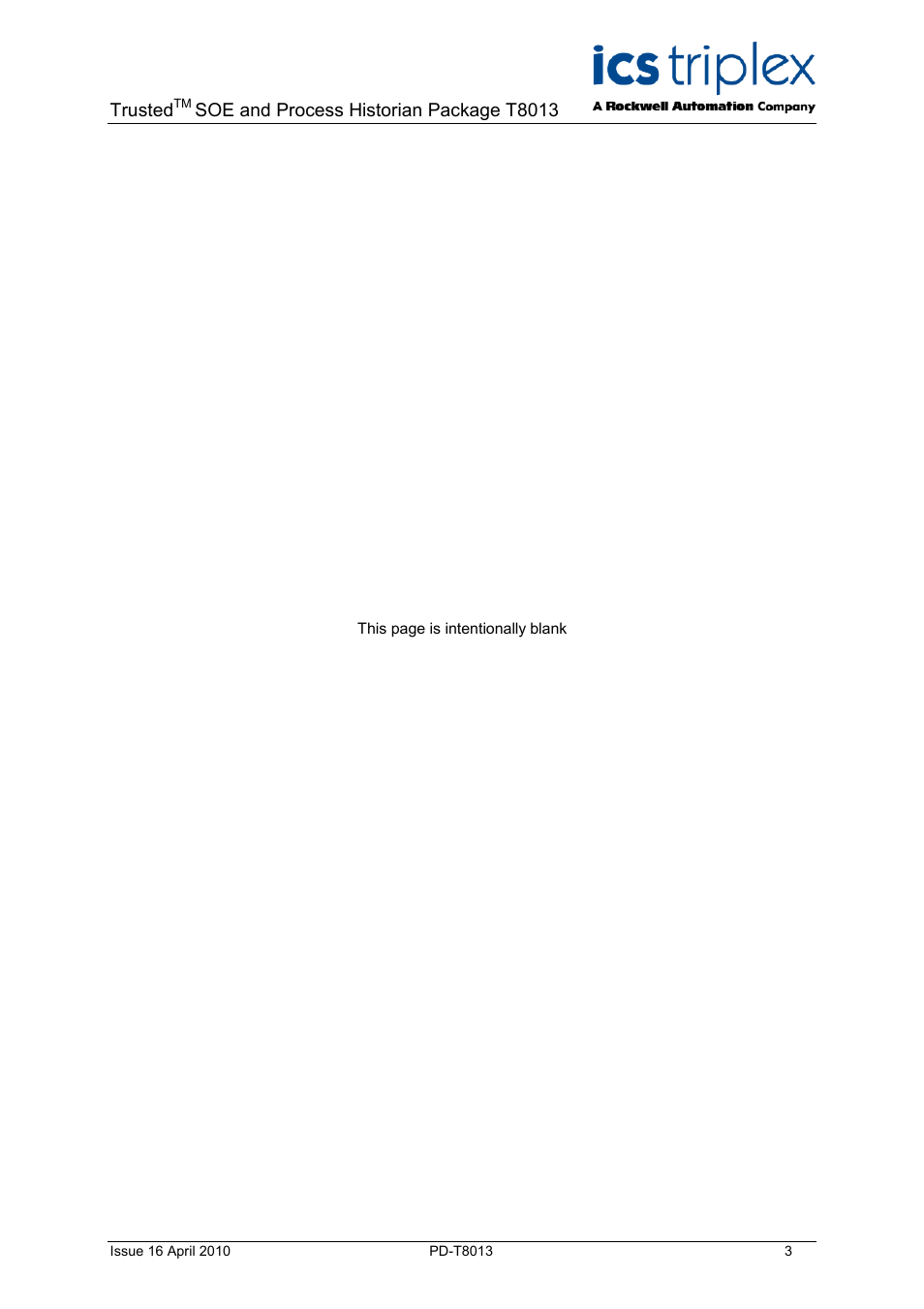 Trusted, Soe and process historian package t8013 | Rockwell Automation T8013 Trusted SOE and Process Historian Package User Manual | Page 3 / 28