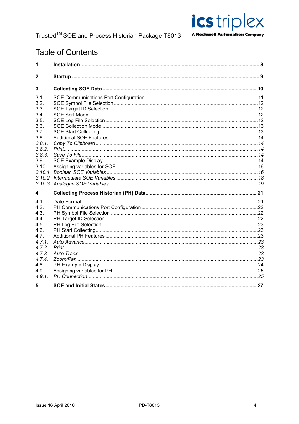Rockwell Automation T8013 Trusted SOE and Process Historian Package User Manual | Page 4 / 28