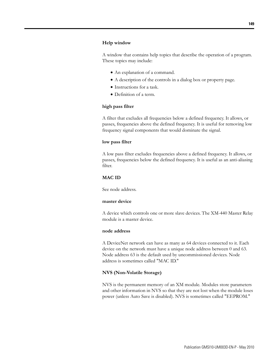 Rockwell Automation 1440-VAD02-01RA XM-123 Aeroderivative Module User Manual | Page 157 / 166
