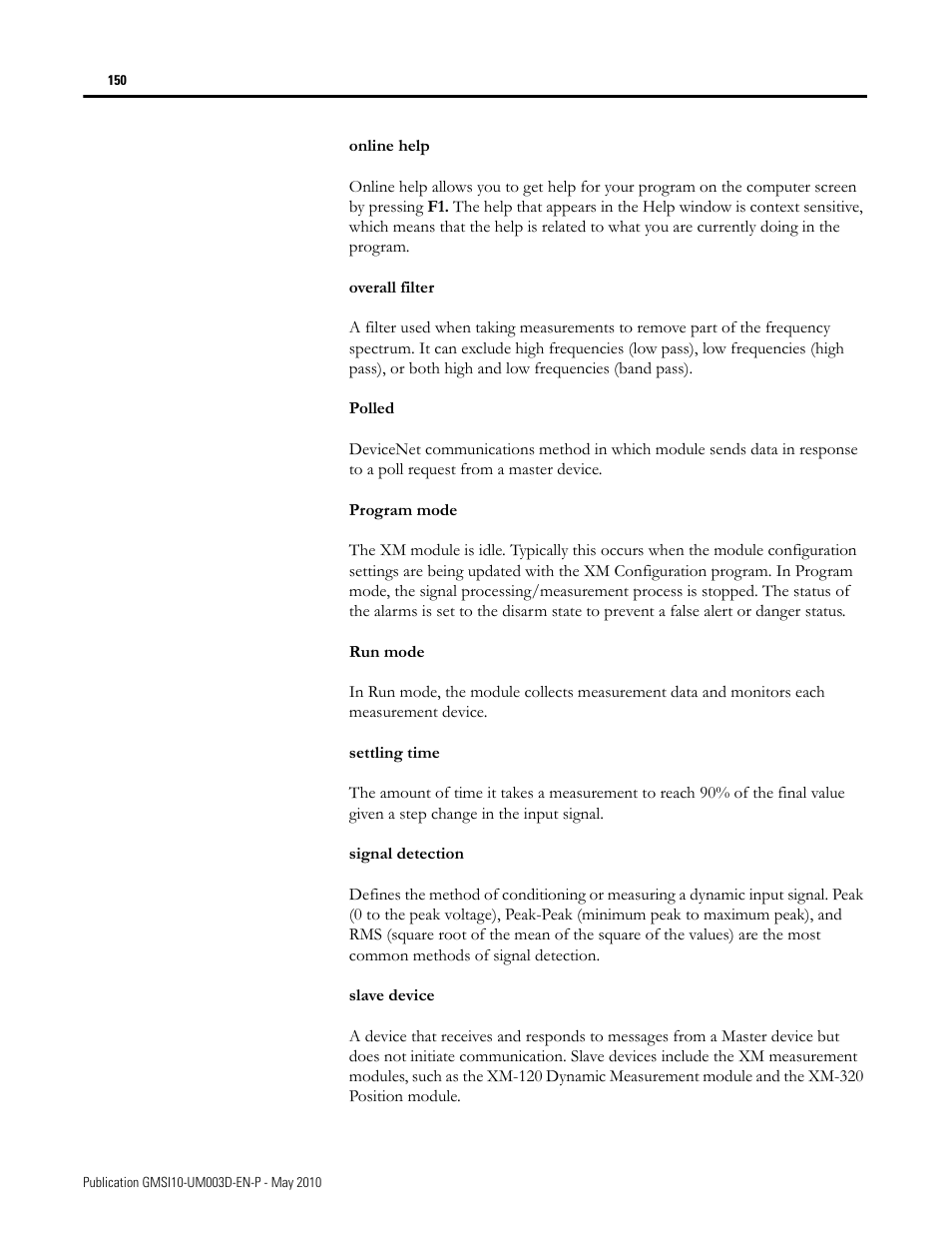 Rockwell Automation 1440-VAD02-01RA XM-123 Aeroderivative Module User Manual | Page 158 / 166