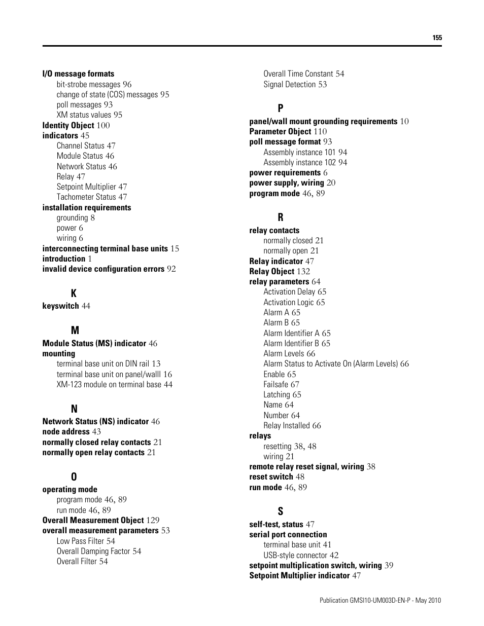 Rockwell Automation 1440-VAD02-01RA XM-123 Aeroderivative Module User Manual | Page 163 / 166
