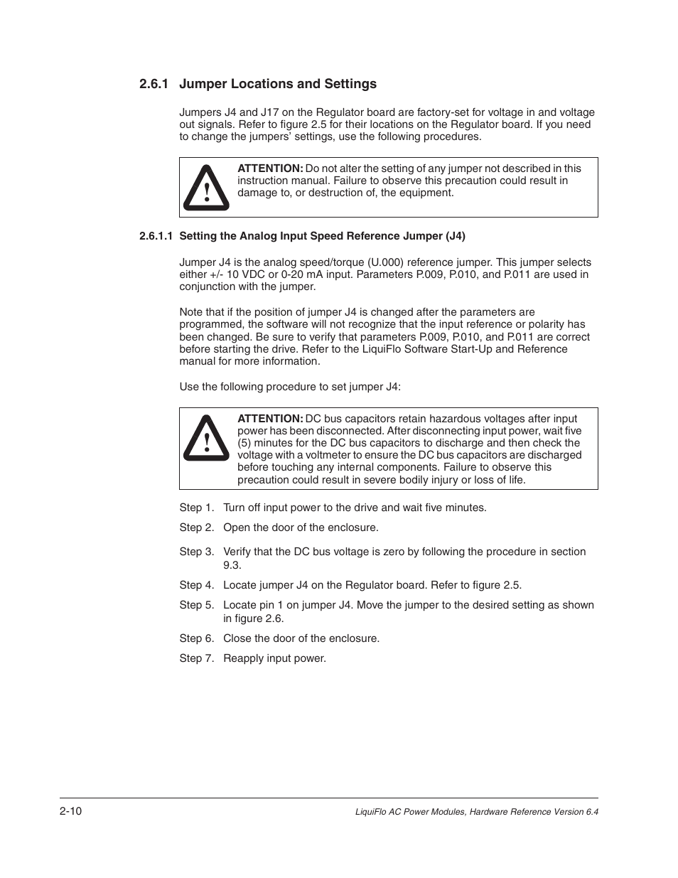Rockwell Automation Liqui-Flo AC Power Modules User Manual | Page 22 / 108