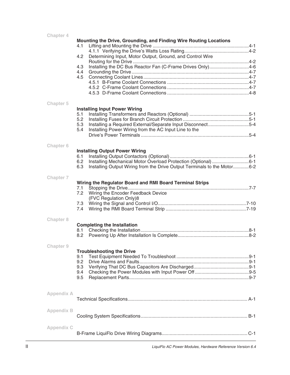 Rockwell Automation Liqui-Flo AC Power Modules User Manual | Page 4 / 108