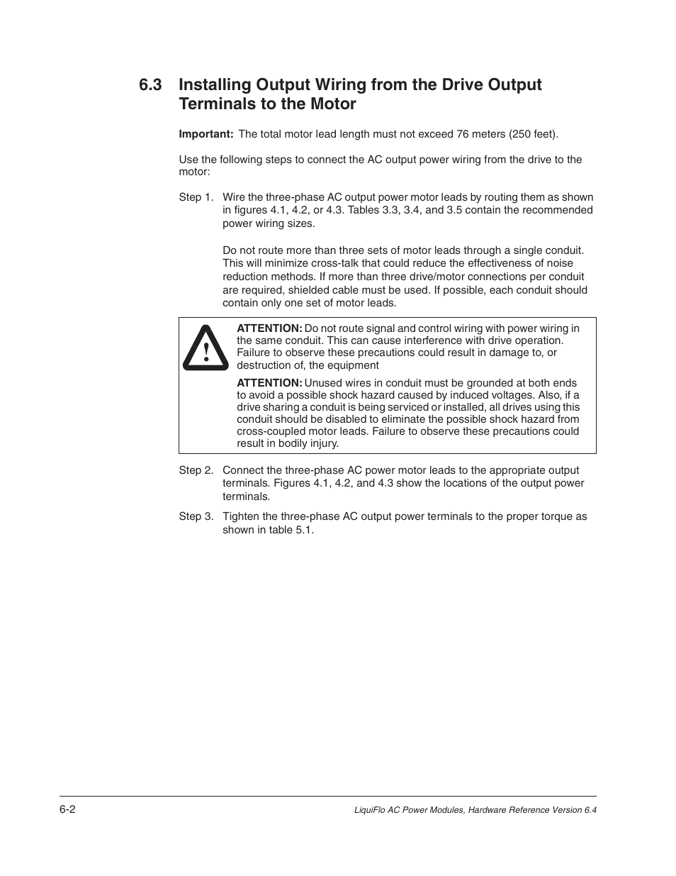 Rockwell Automation Liqui-Flo AC Power Modules User Manual | Page 56 / 108