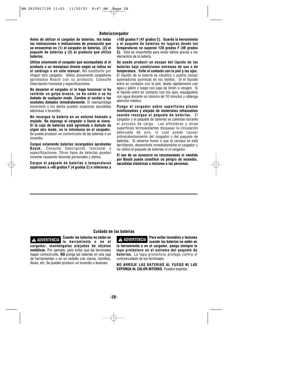 Bosch 53514 User Manual | Page 28 / 40