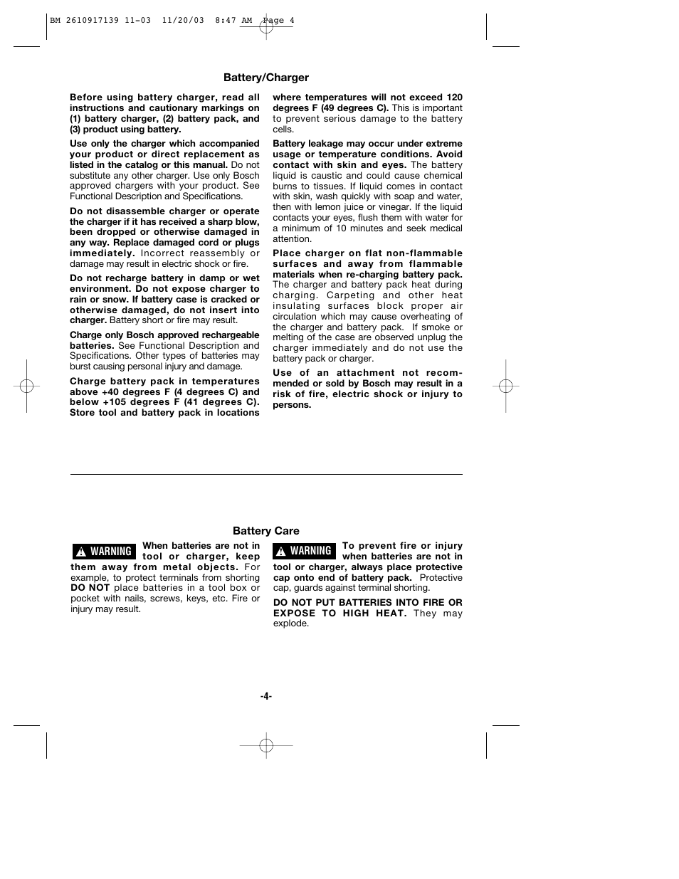 Bosch 53514 User Manual | Page 4 / 40